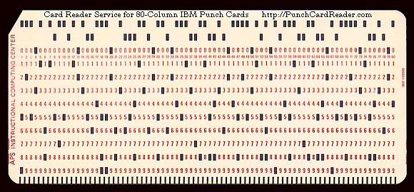 punched data card